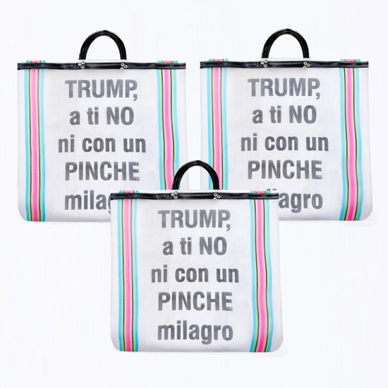 KIT BOLSA DE MANDADO “TRUMP / PINCHE MÉXICO TE AMO”