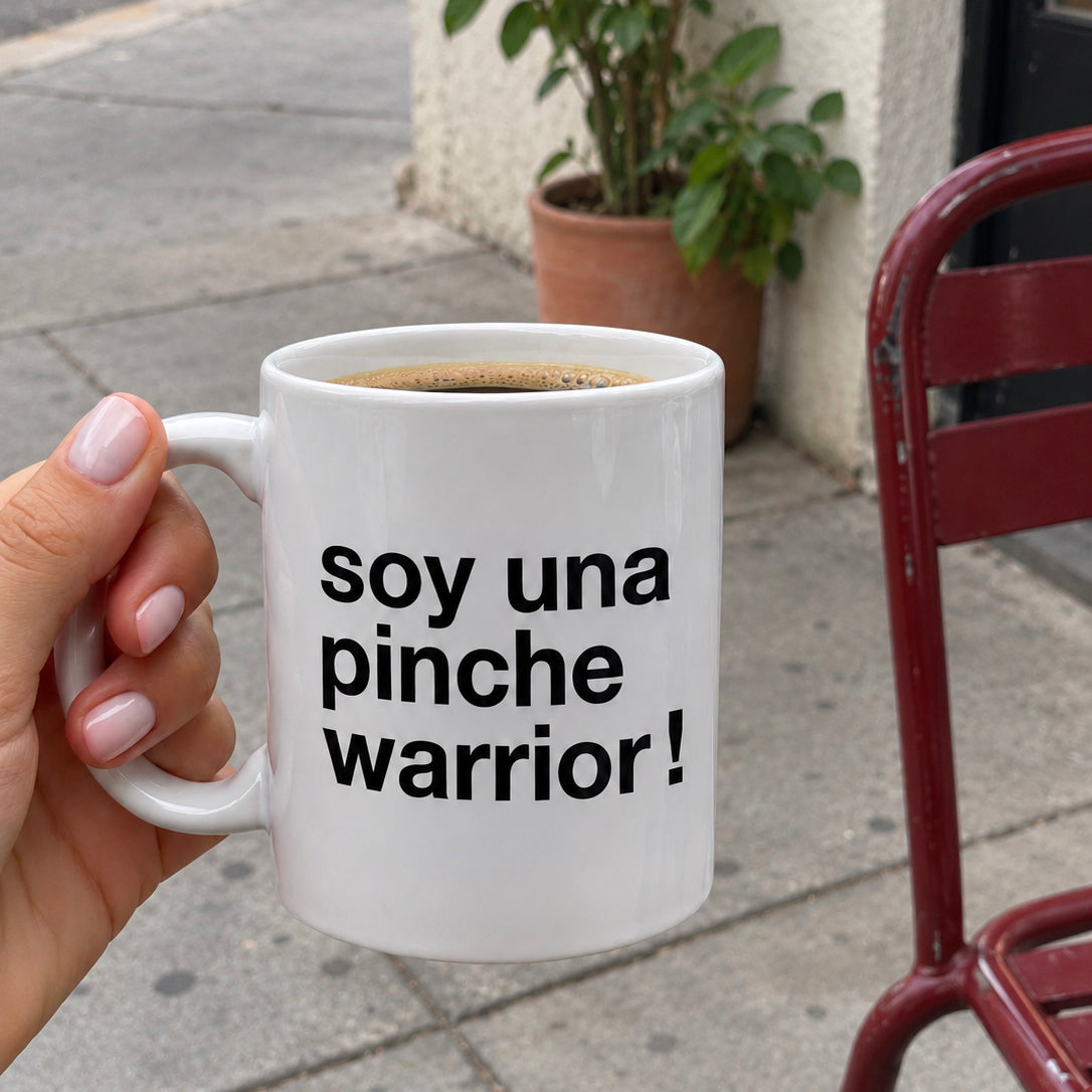 TAZA  ¡SOY UNA PINCHE WARRIOR!