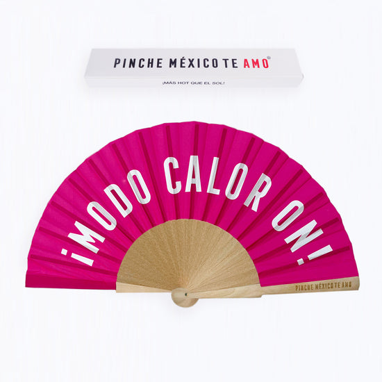 ABANICO FUCCIA ¡MODO CALOR ON!