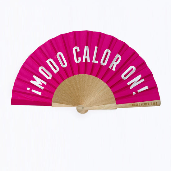 ABANICO FUCCIA ¡MODO CALOR ON!
