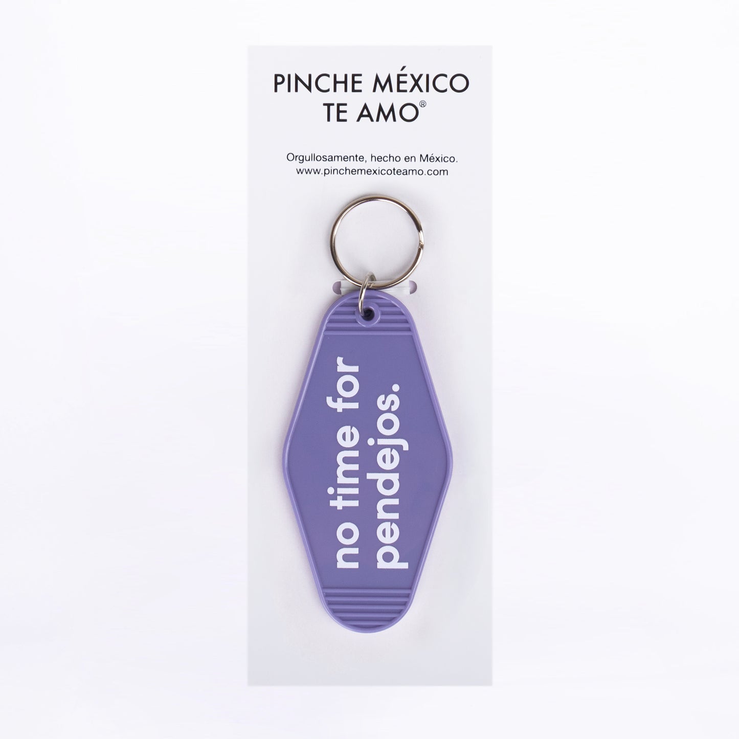 LLAVERO NO PENDEJOS LAVANDA