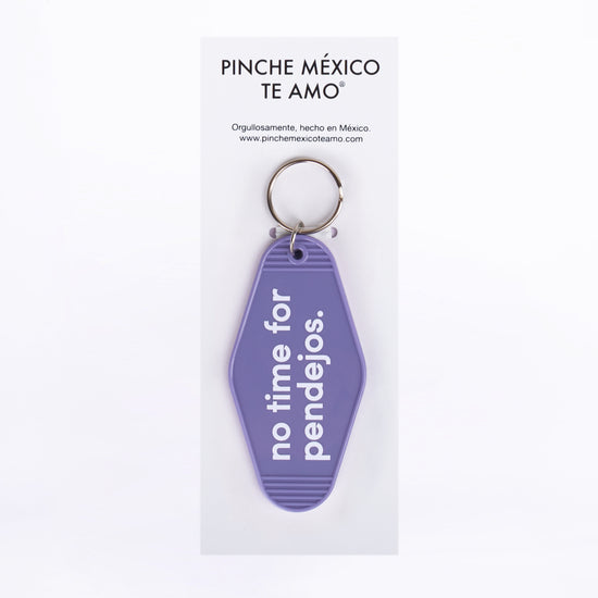 LLAVERO NO PENDEJOS LAVANDA