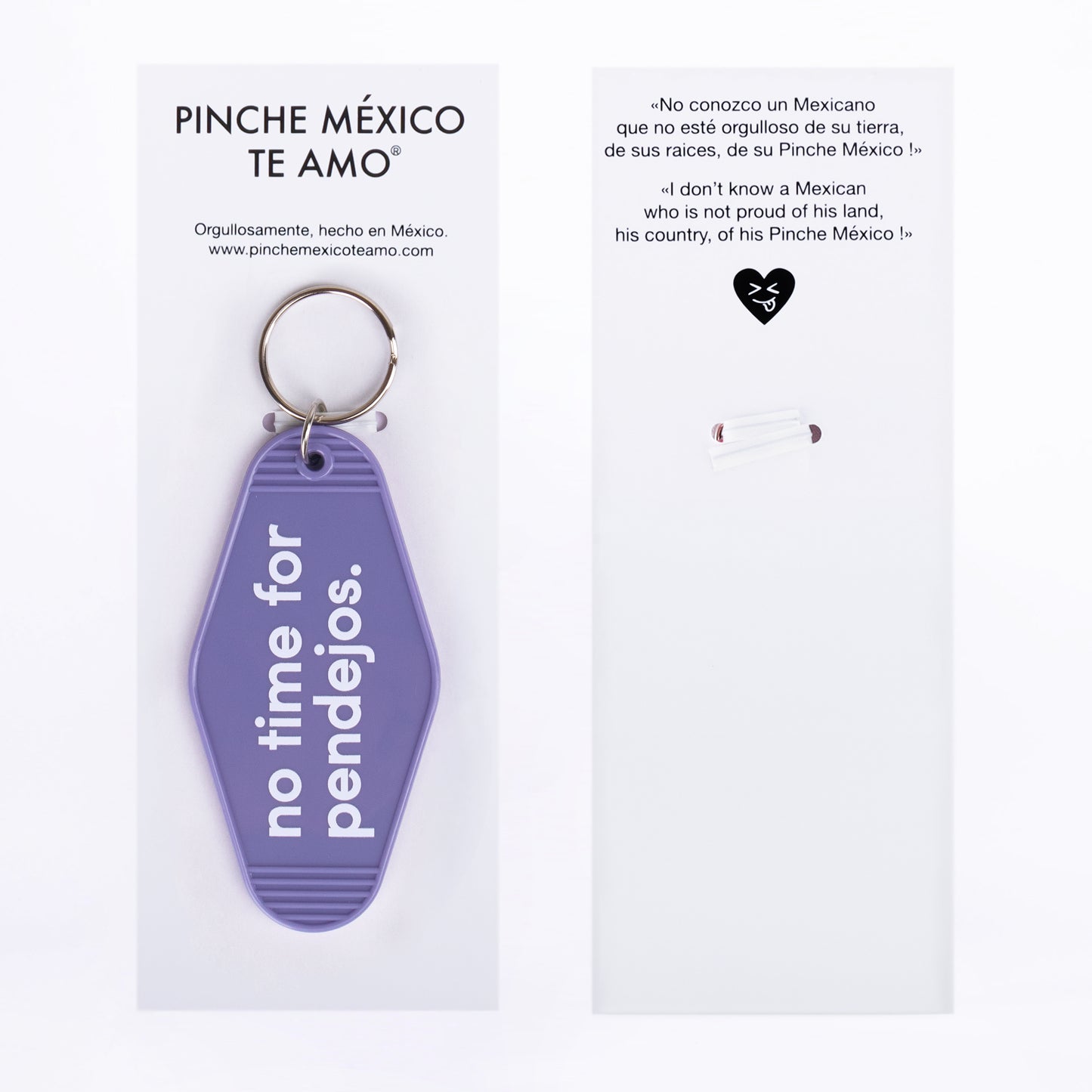 LLAVERO NO PENDEJOS LAVANDA