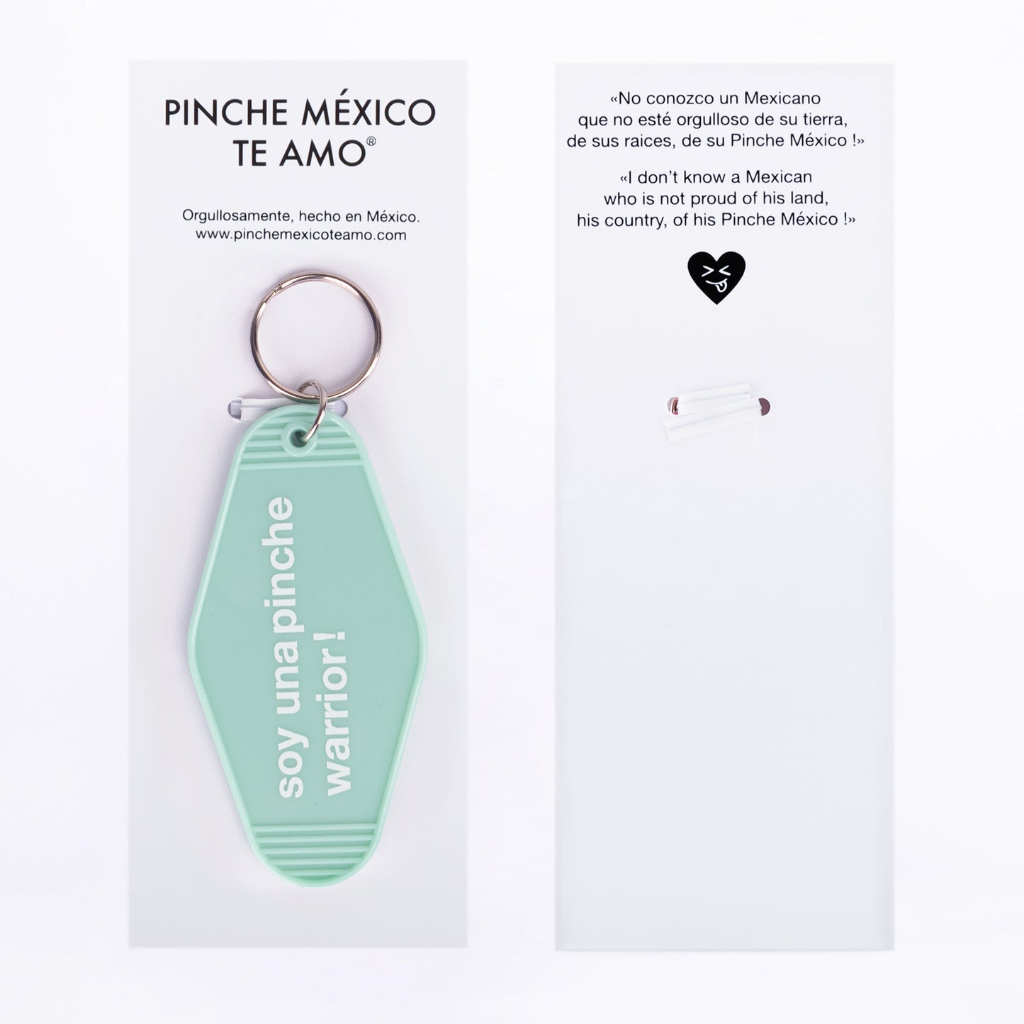 LLAVERO SOY UNA PINCHE WARRIOR MENTA