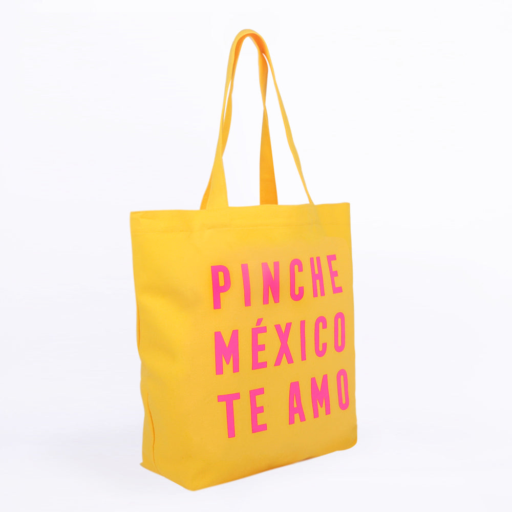 BOLSA DE ALGODÓN PINCHE MÉXICO TE AMO