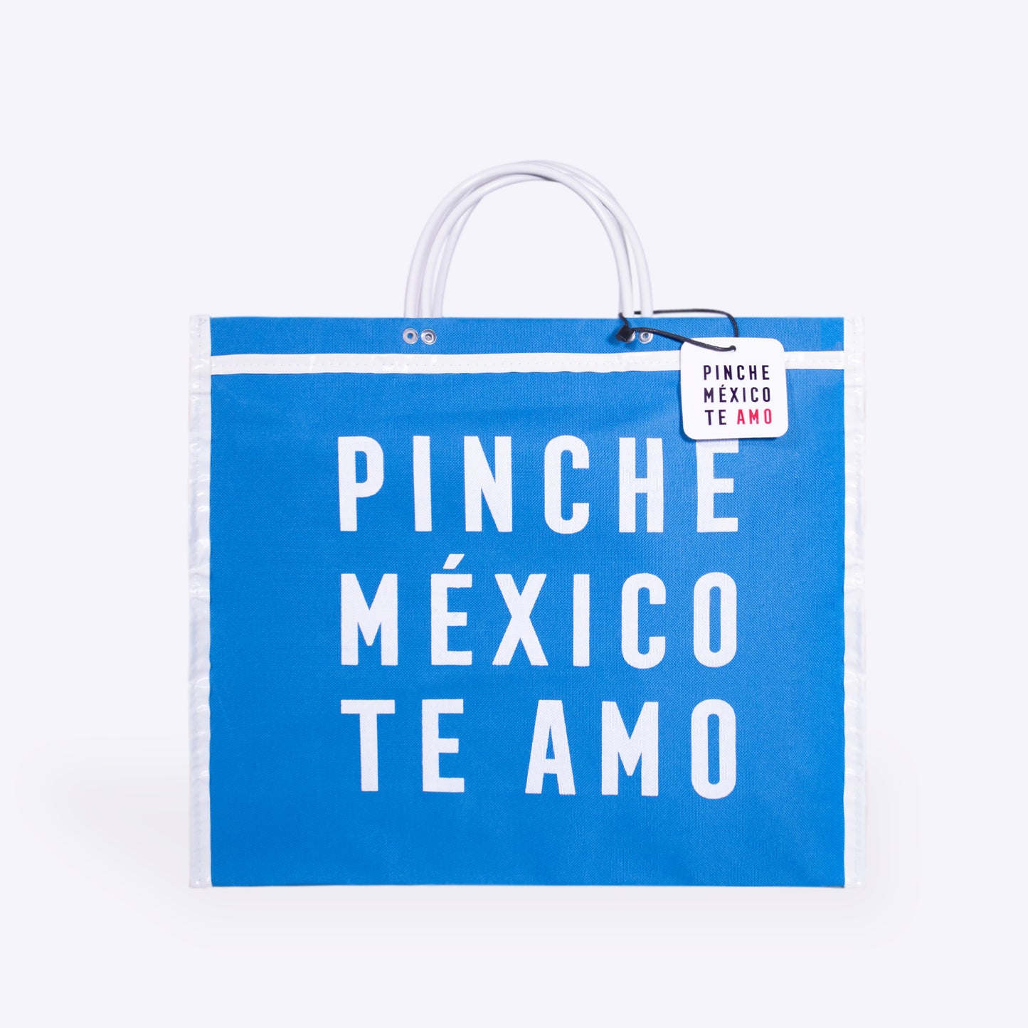 BOLSA DE MERCADO PINCHE MÉXICO TE AMO COBALT