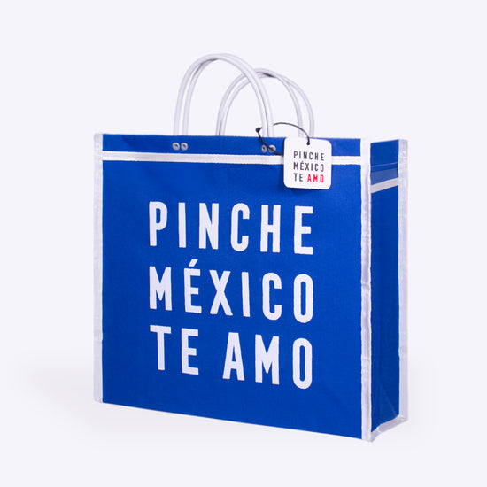 BOLSA DE MERCADO PINCHE MÉXICO TE AMO MARINO