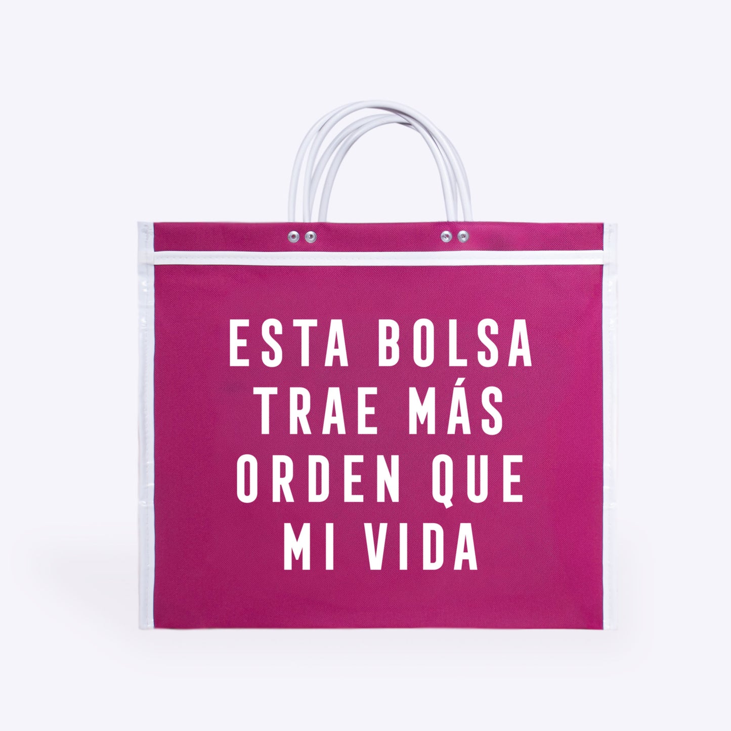 BOLSA DE MERCADO “ESTA BOLSA TRAE MÁS ORDEN QUE MI VIDA”