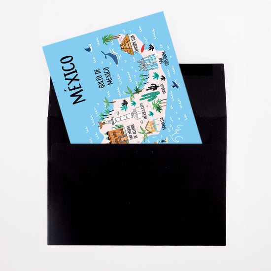 KIT CARTAS POSTALES PMTA BLANCO & MAPA