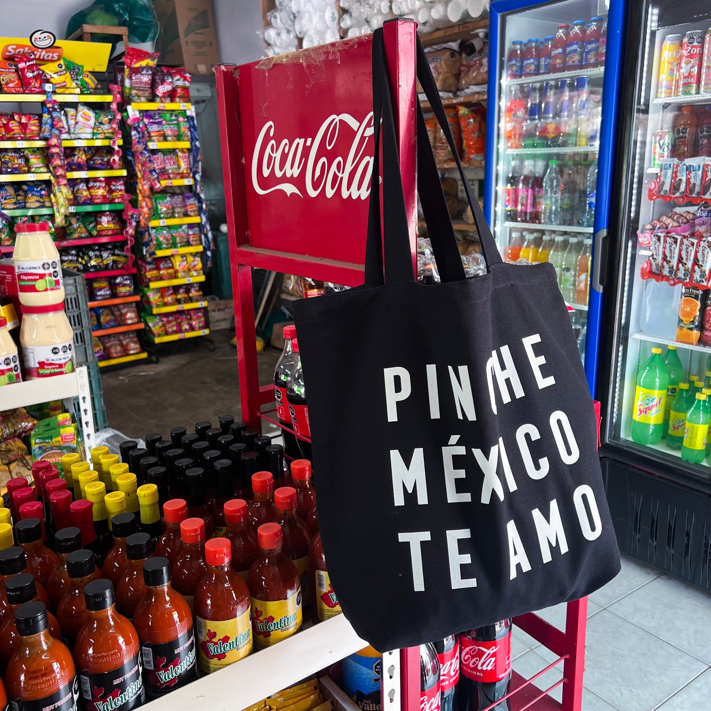 BOLSA DE ALGODÓN PINCHE MÉXICO TE AMO