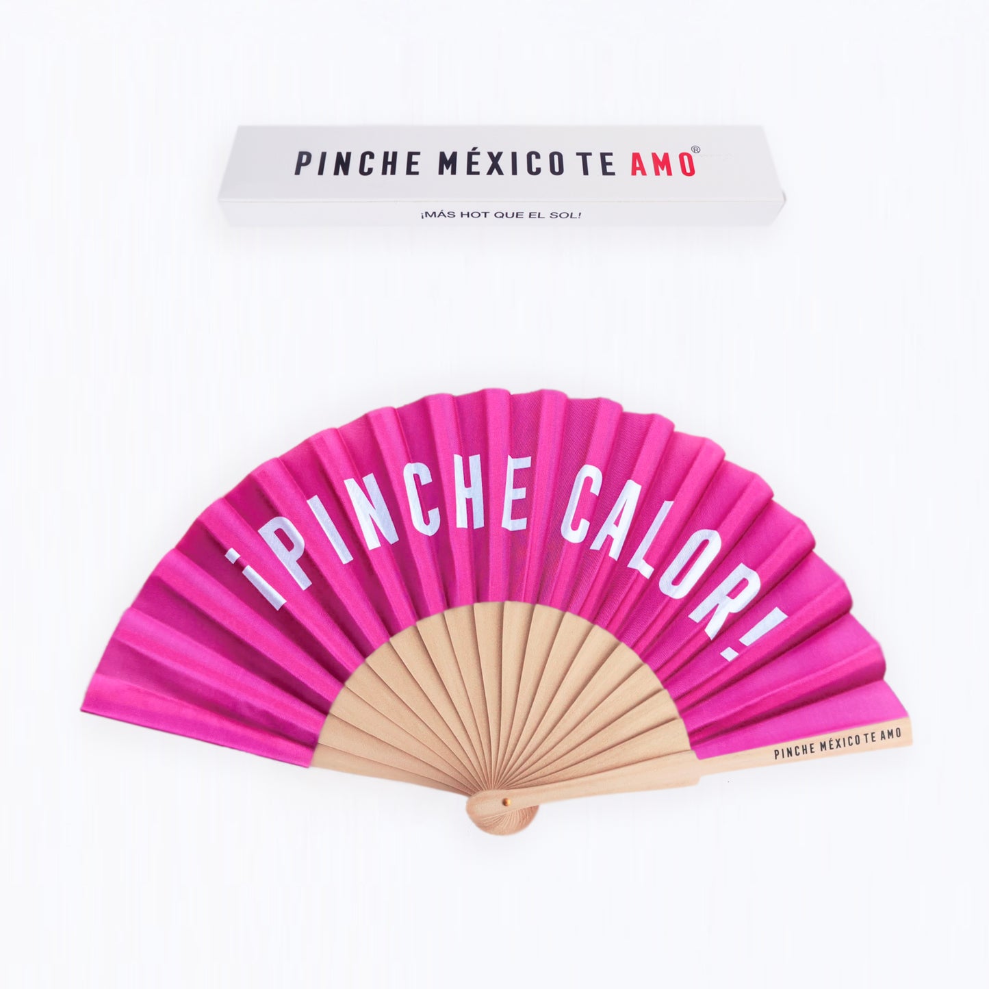 ABANICO ROSA ¡PINCHE CALOR!