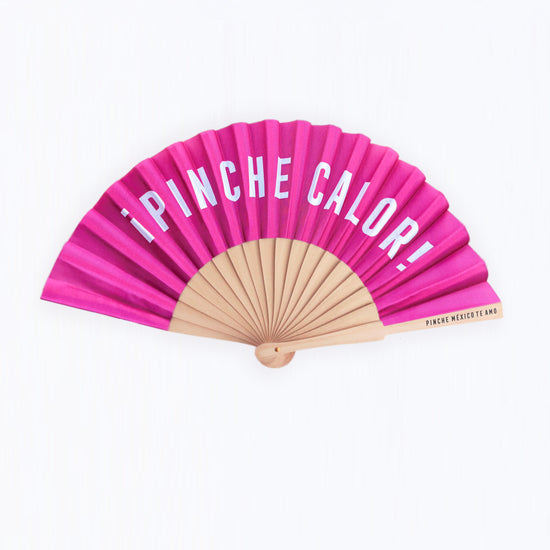 ABANICO ROSA ¡PINCHE CALOR!