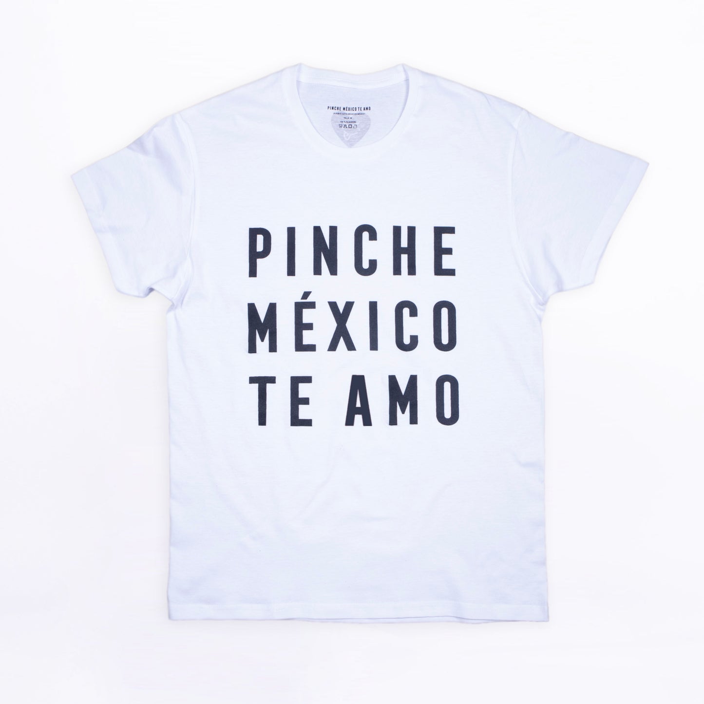 PLAYERA BLANCA PINCHE MÉXICO TE AMO
