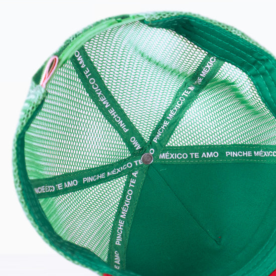 GORRA VERDE PINCHE MÉXICO TE AMO