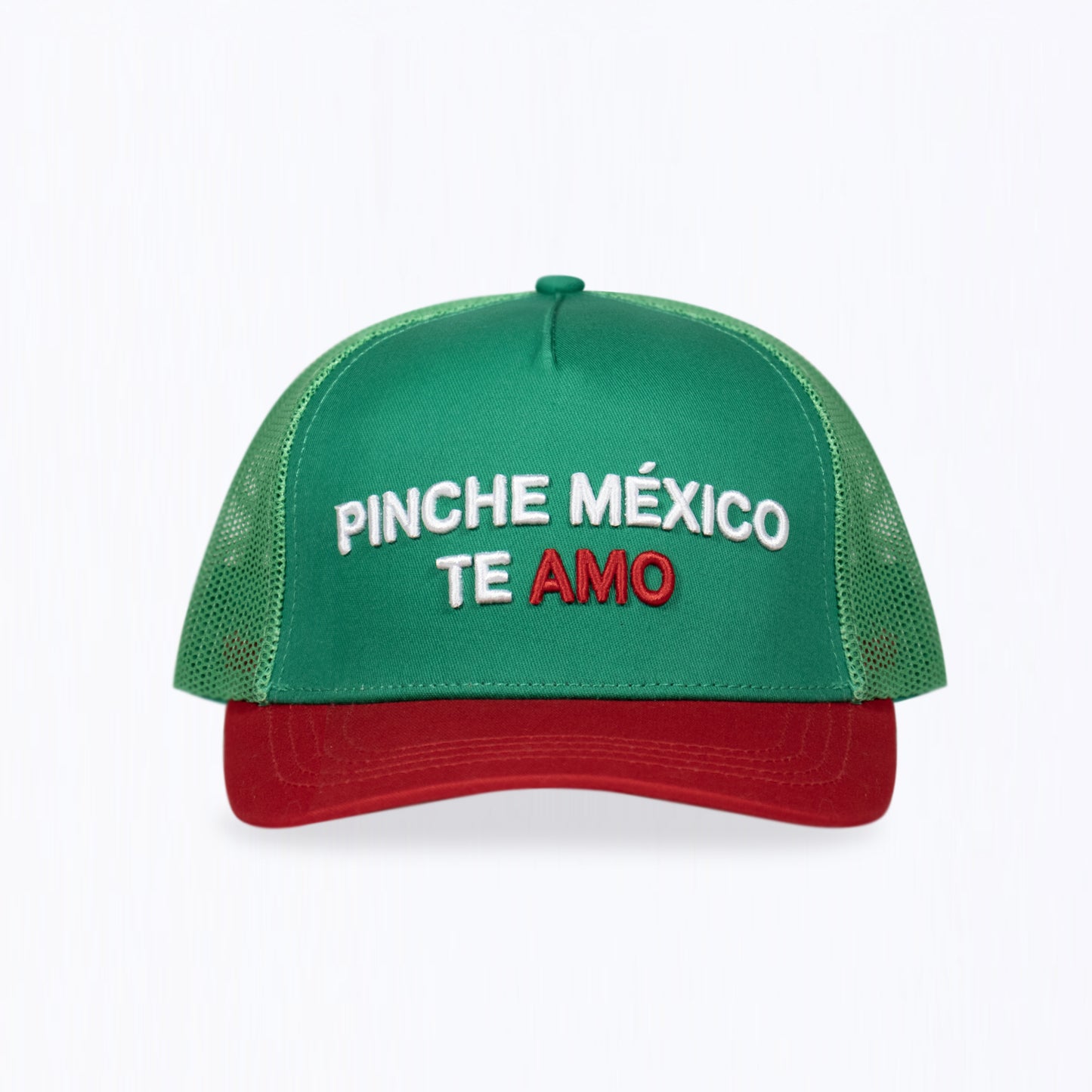 GORRA VERDE & ROJA PINCHE MÉXICO TE AMO