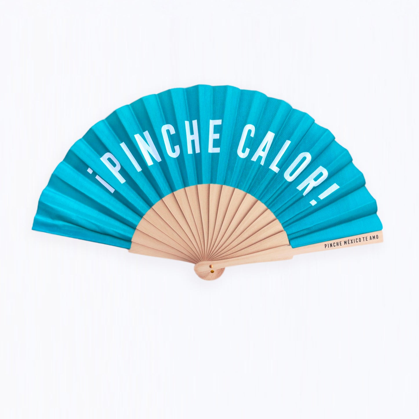 ABANICO TURQUESA ¡PINCHE CALOR!